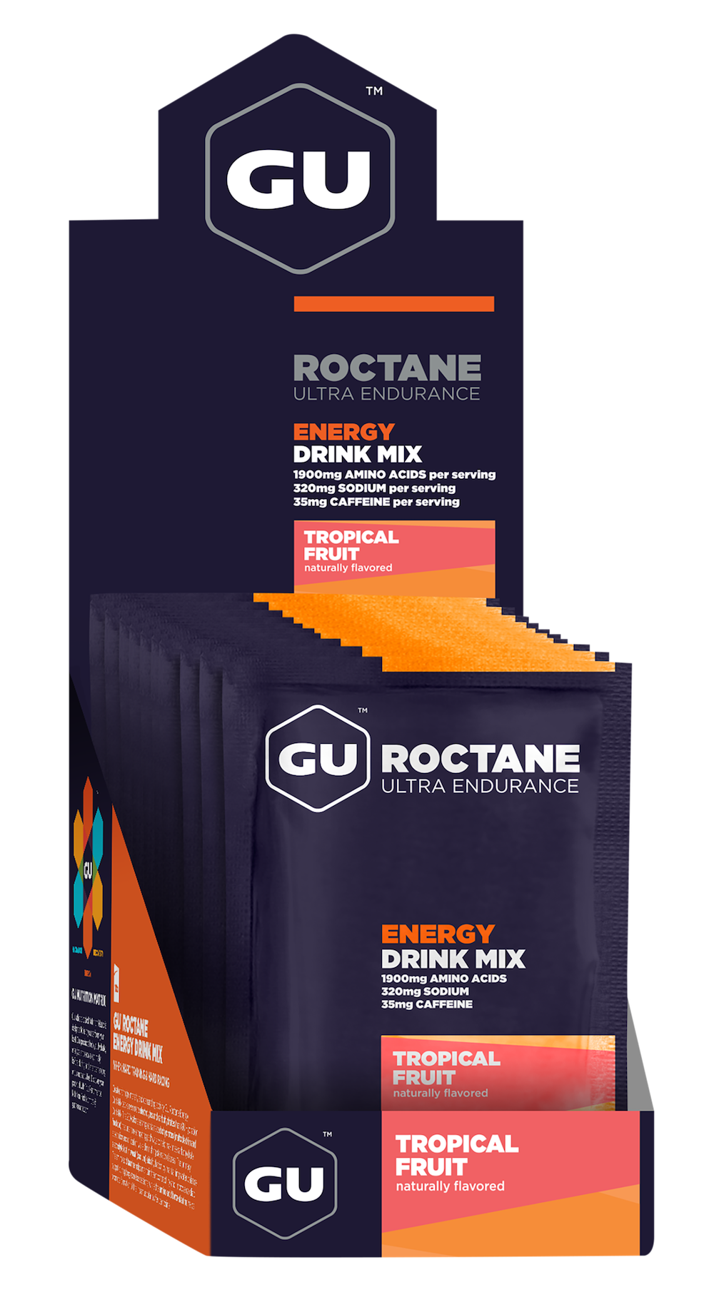 ROCTANE Energy Drink Mix MHD 01.07.2023 Tropical Fruit