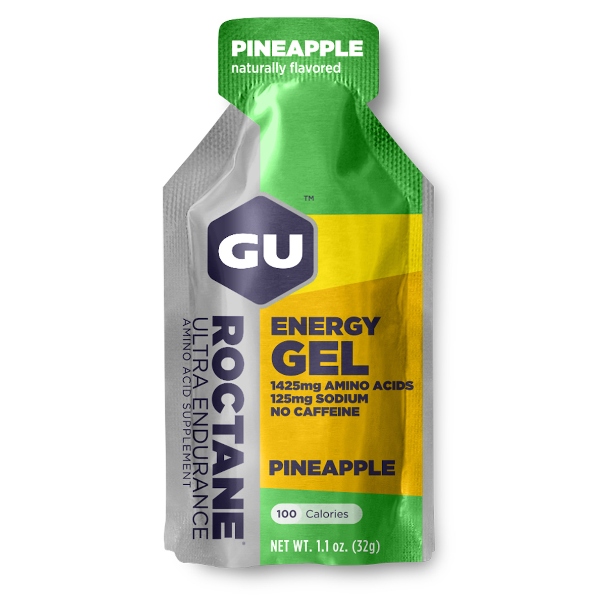 GU ROCTANE Energy Gel MHD 01.09.2023 Pineapple Ananas