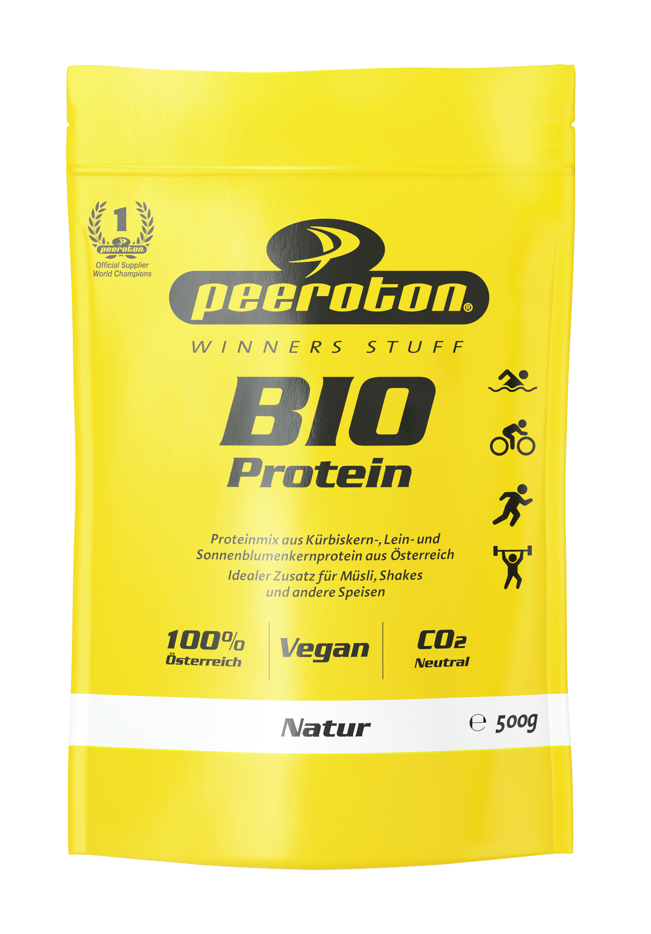 peeroton BIO Protein Natur 500 Gramm MHD 31.05.2024